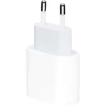 Adaptador de corriente Apple USB-C de 20 vatios en color blanco