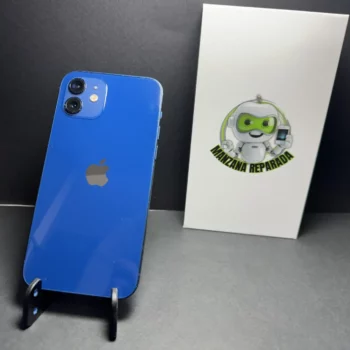 iPhone reacondicionado en color azul de 128GB