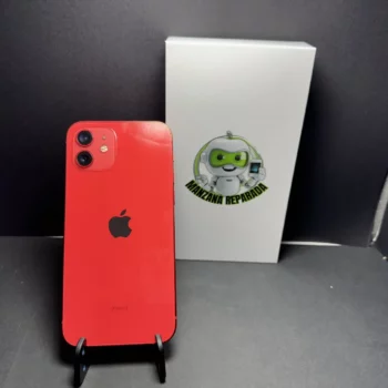 Imagen del iPhone 12 rojo de 128 GB reacondicionado en excelente estado