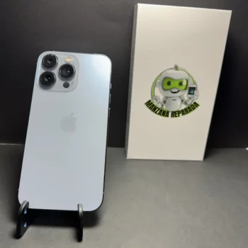 iPhone 13 Pro reacondicionado con 128GB color azul alpino de almacenamiento