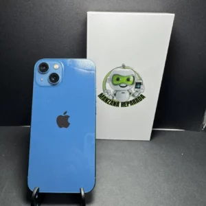 iPhone 13 reacondicionado de 128 GB color azul con pantalla OLED de alta resolución