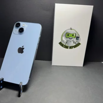 iPhone 14 reacondicionado de 128GB en perfecto estado color azul