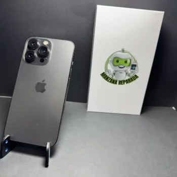 iPhone 14 Pro Max reacondicionado con 128GB color negro en perfecto estado, pantalla Super Retina XDR de 6,7 pulgadas